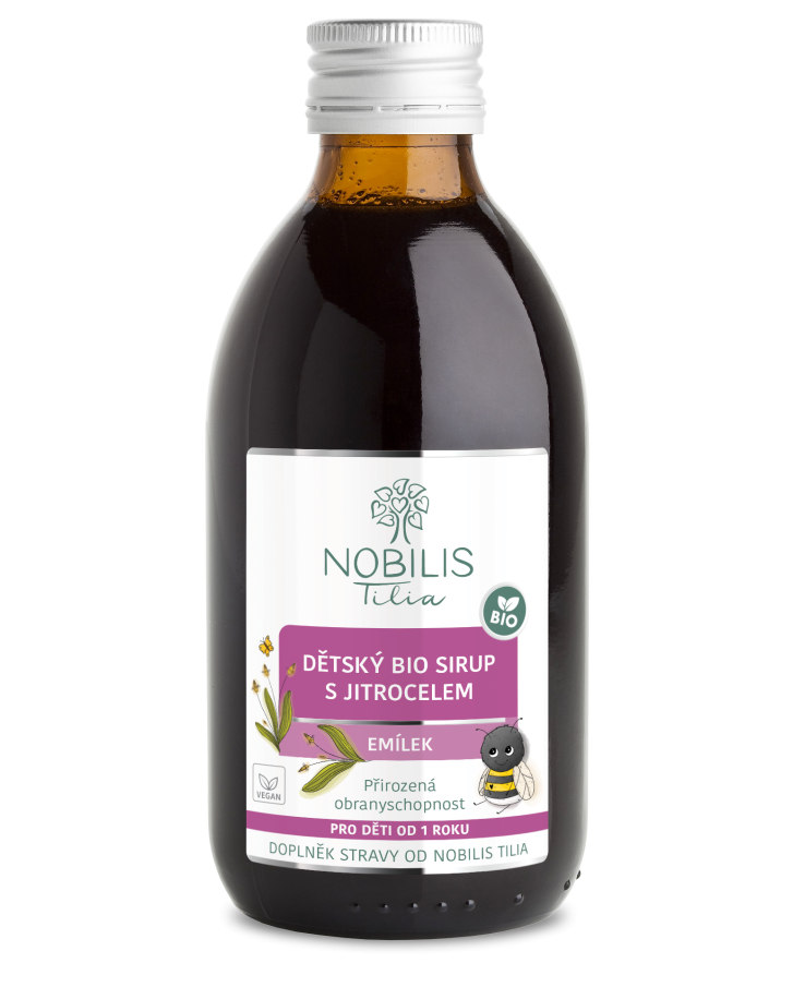 Dětský BIO sirup s jitrocelem Emílek 250 ml